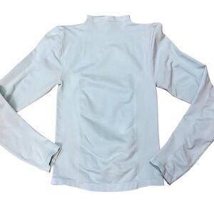 Patagonia waterGIRL Rash Guard Top Aqua Blue Long Sleeve Surf Swim Women’s Large